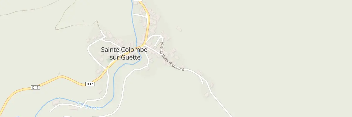 Plan du 38 Le Village à Sainte-Colombe-sur-Guette