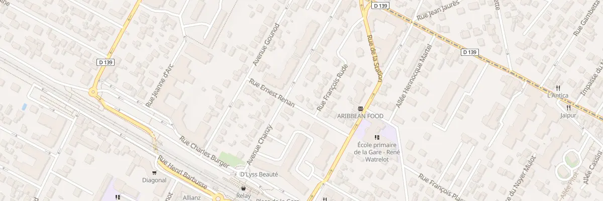 Plan du 10 Rue Ernest Renan à Franconville