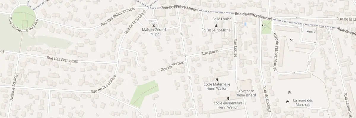 Plan du 21 Rue de Verdun à Palaiseau