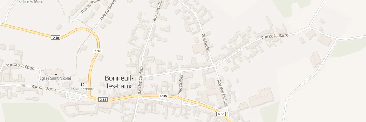 Plan du 7 Rue du Duc à Bonneuil-les-Eaux