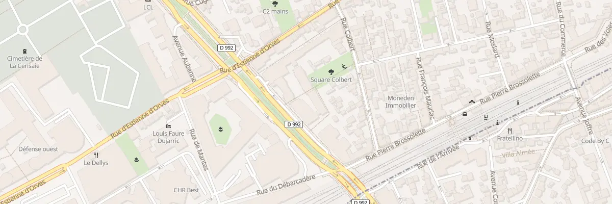 Plan du 28 Bd Charles de Gaulle à Colombes