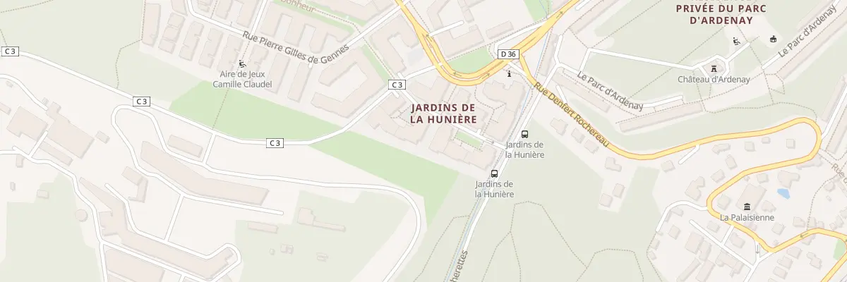 Plan du 11 Rue Auguste Rodin à Palaiseau