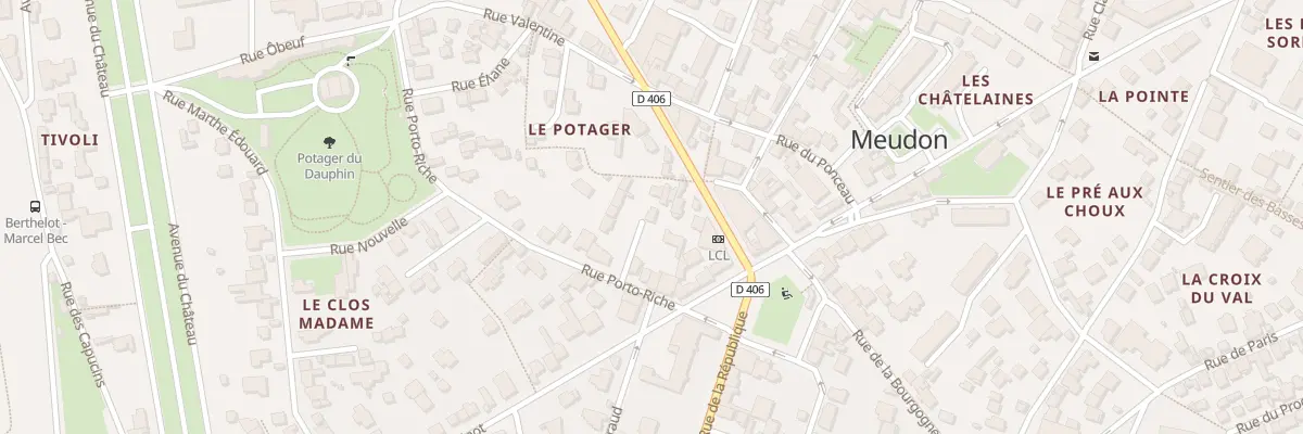 Plan du 6T Rue de Porto Riche à Meudon