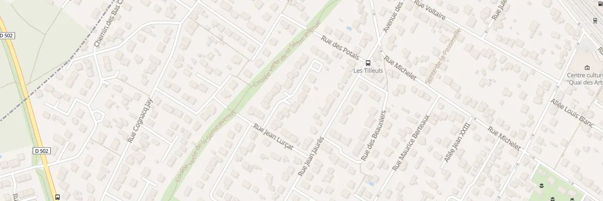 Plan du 14 Rue des Aulnaies à Saint-Leu-la-Forêt