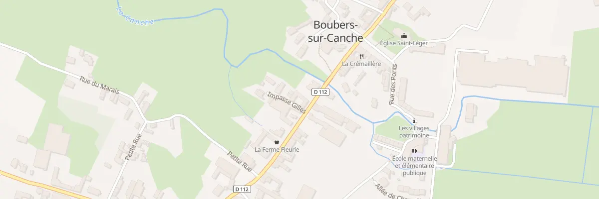 Plan du 13 Rue du Bourg à Boubers-sur-Canche