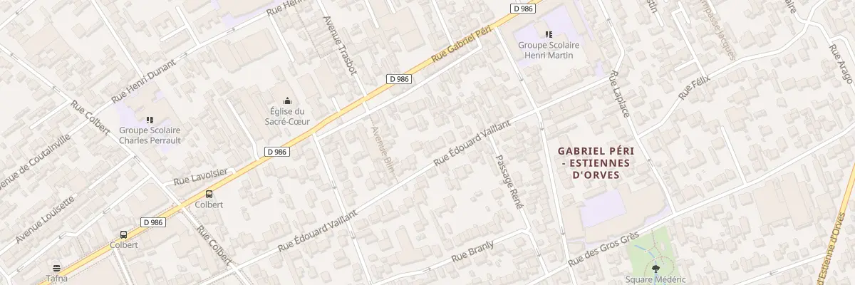Plan du 52 Rue Edouard Vaillant à Colombes