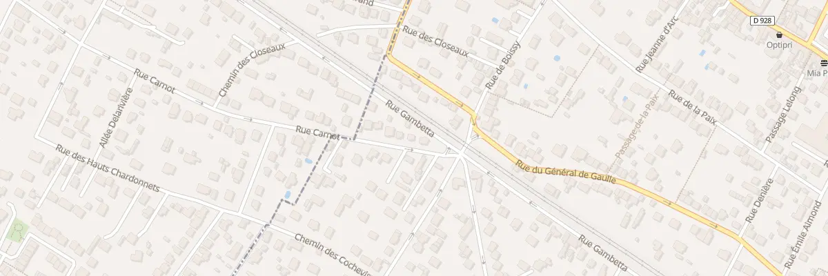Plan du 182 Rue du Général de Gaulle à Saint-Leu-la-Forêt