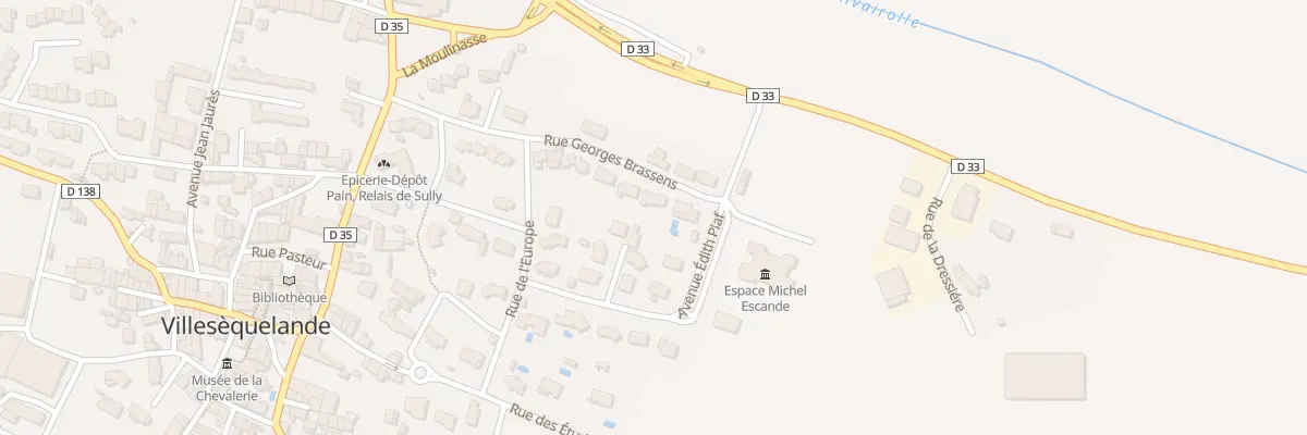 Plan du 28 Rue Georges Brassens à Villesèquelande