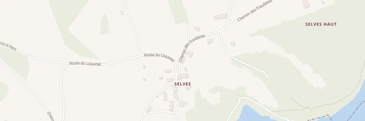 Plan du 2 Chem des Fraulieres au Rouget-Pers