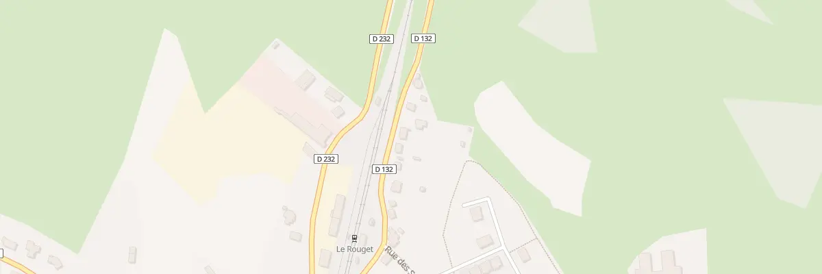 Plan du 20 Rue de la Gare au Rouget-Pers
