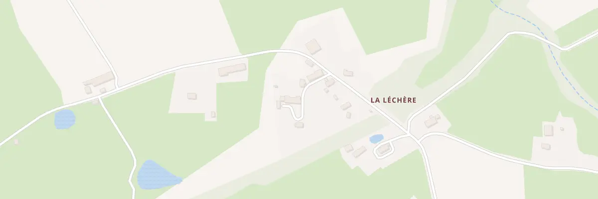 Plan du 6 La Léchère à Boussac-Bourg