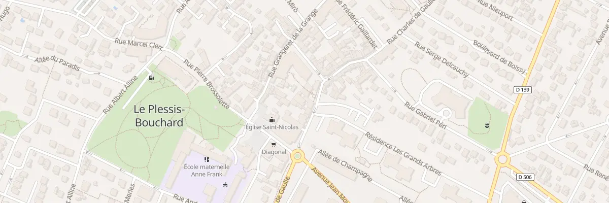 Plan du 53 Rue Charles de Gaulle au Plessis-Bouchard