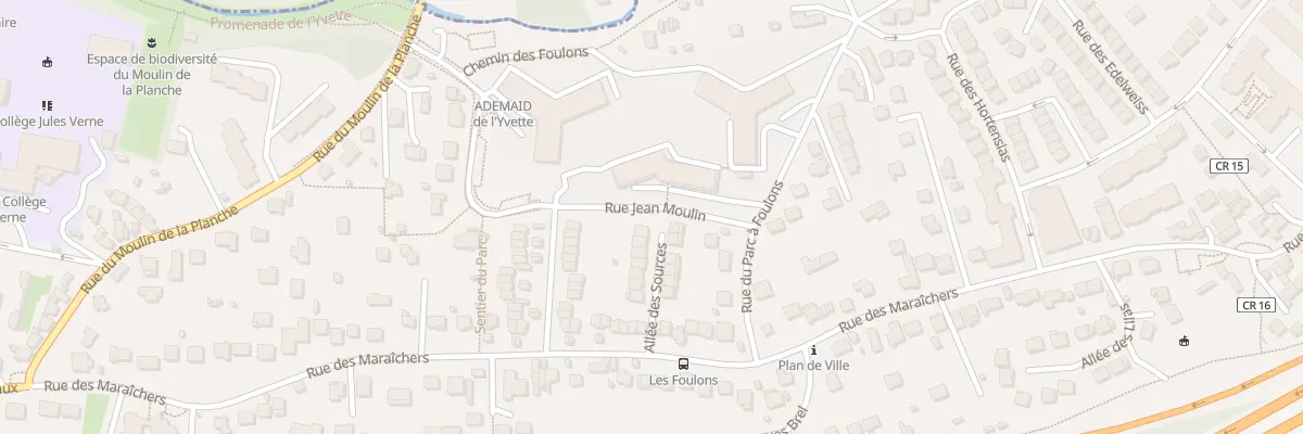 Plan du 2 Rue de la Res du Grimpre à Villebon-sur-Yvette
