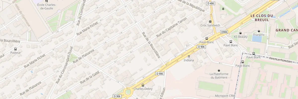 Plan du 11 Rue de la Bourcillière à Clamart