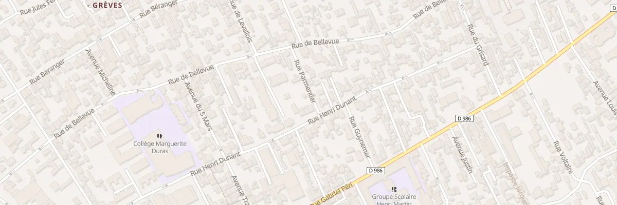 Plan du 72 Rue Henri Dunant à Colombes
