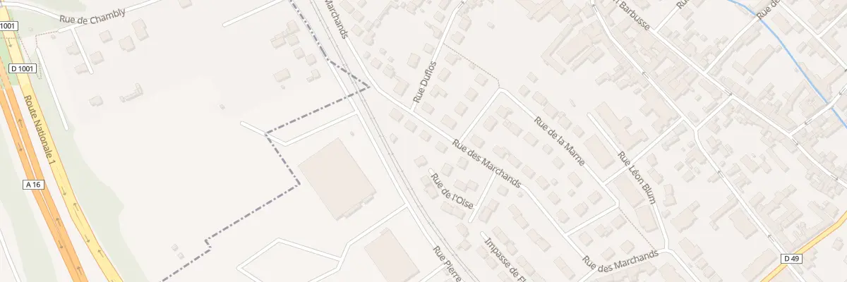 Plan du 425 Rue des Marchands à Chambly