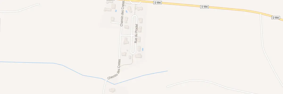 Plan du 4 Lot La Borde à Roussennac