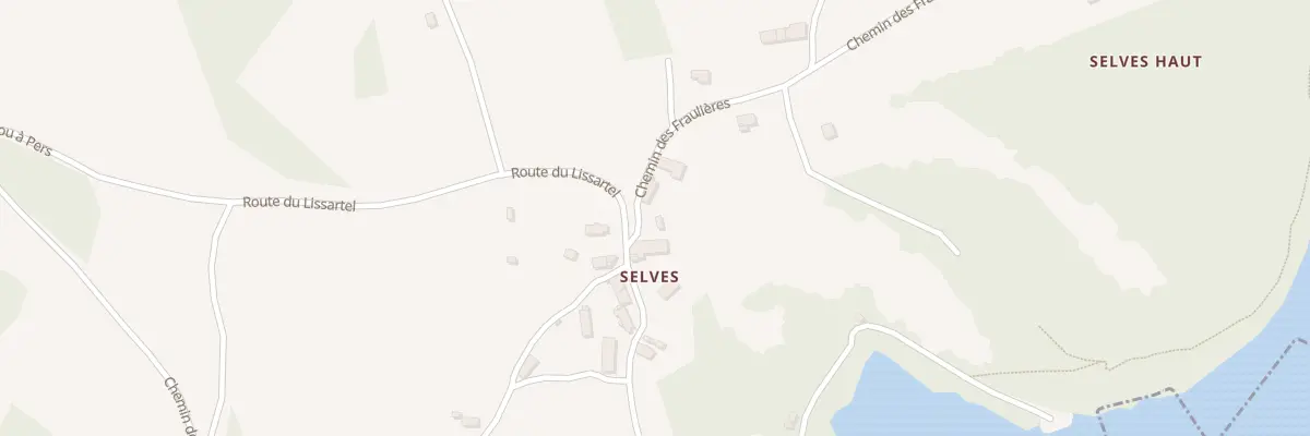 Plan du 6029 Selves au Rouget-Pers