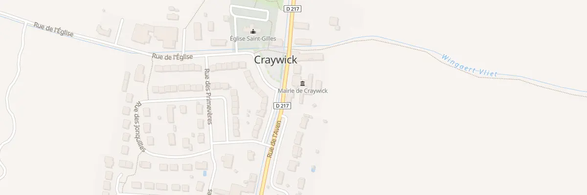Plan du 254 Rue de l’Aven RD 17 à Craywick