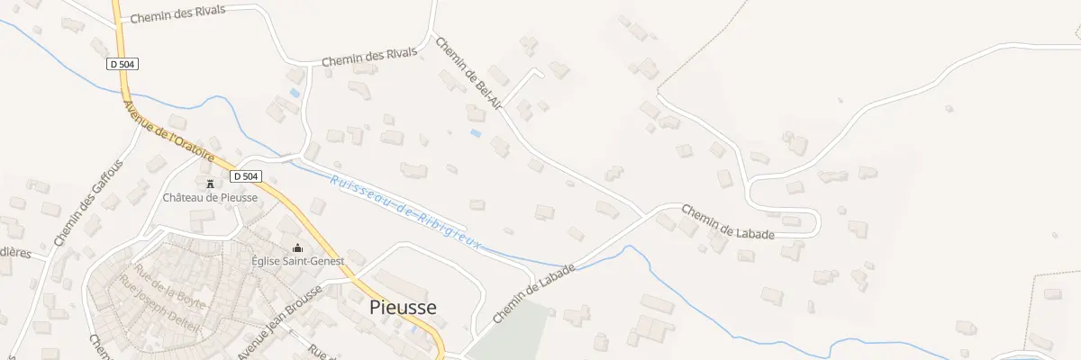 Plan du 3 Che de Bel-air à Pieusse