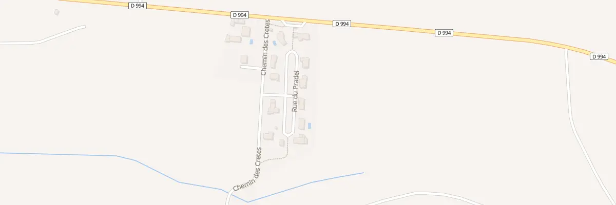 Plan du 5 Lot La Borde à Roussennac