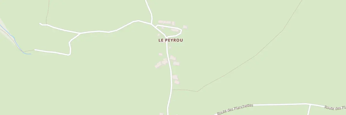 Plan du 5206 Peyrou à Chalvignac
