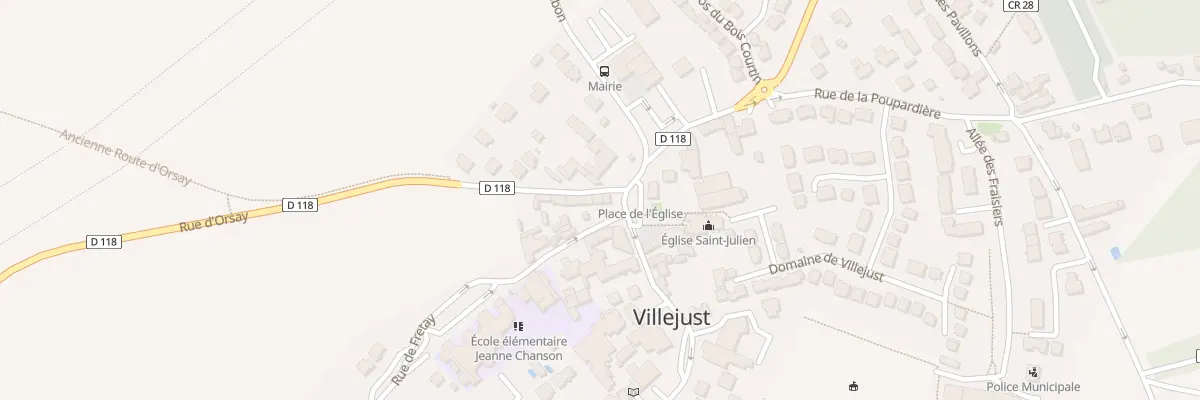 Plan du 4 Rue de fretay à Villejust