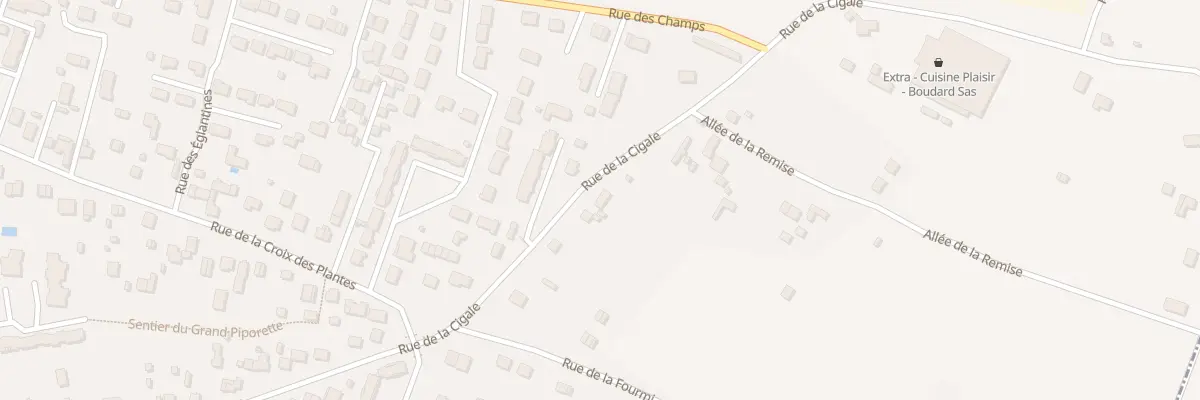 Plan du 80 Rue de la Cigale à Châteauneuf-sur-Loire