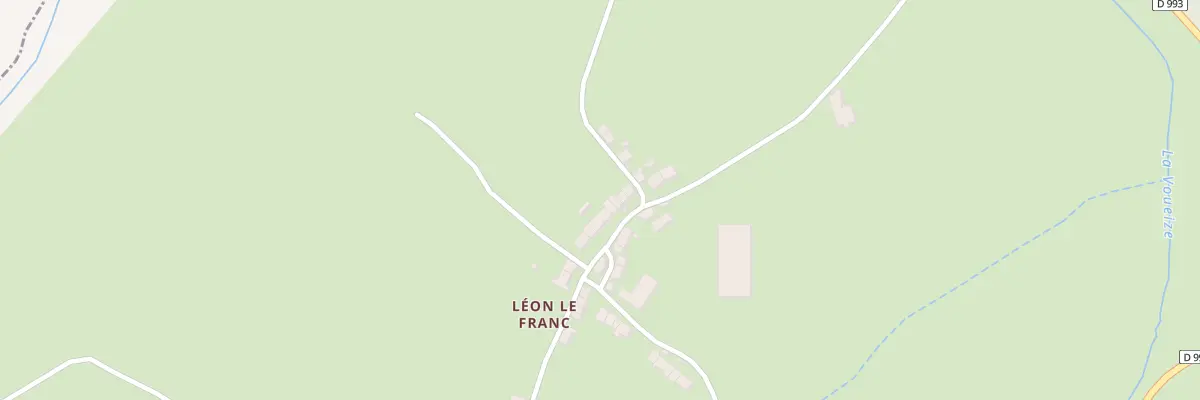 Plan du 12 Léon le Franc à Bosroger