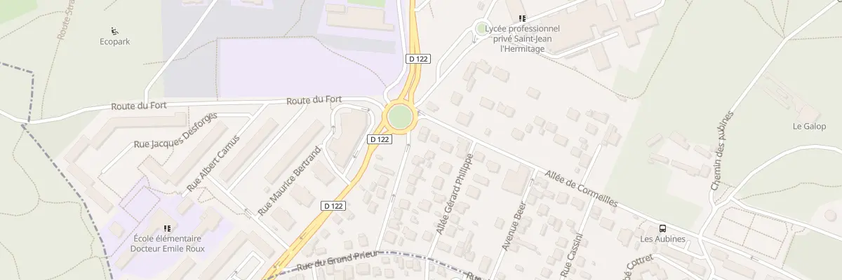 Plan du 2 Che de la Commanderie à Sannois