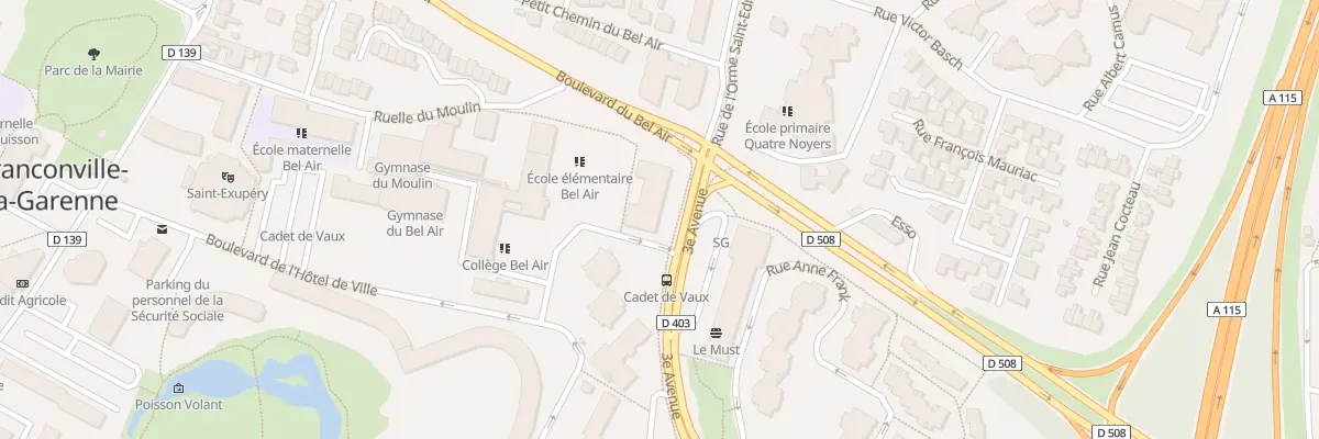 Plan du 94 Rue de l’Orme Saint-edme à Franconville