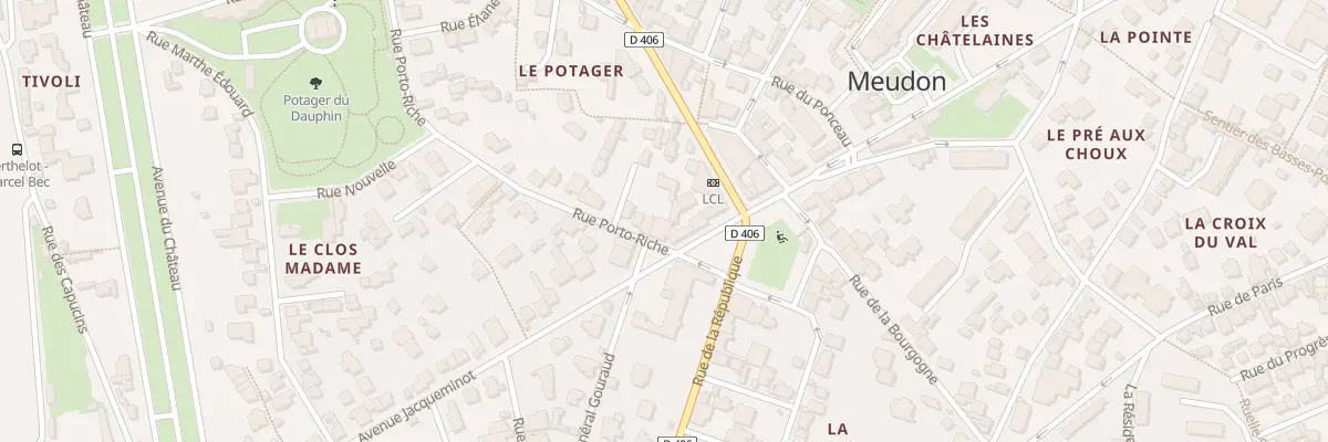 Plan du 2 Rue de Porto Riche à Meudon