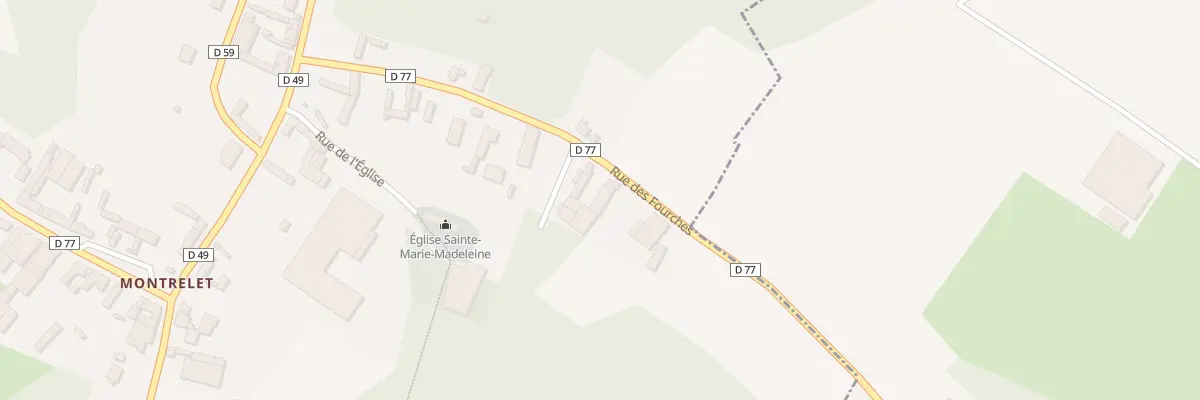 Plan du 16 Rue de Bonneville à Fieffes-Montrelet