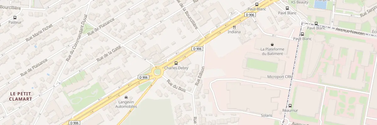 Plan du 485 Av du Gal de Gaulle à Clamart