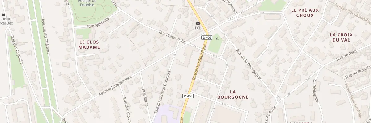 Plan du 1 Rue du Gen Gouraud à Meudon