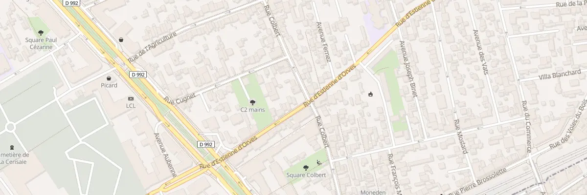 Plan du 332 Rue d’Estienne d’Orves à Colombes