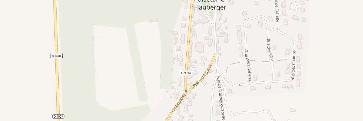 Plan du 39 Rue Grande Rue à Puiseux-le-Hauberger