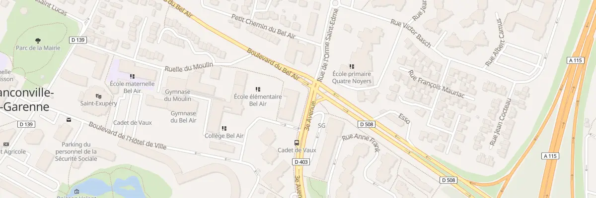 Plan du 92 Rue de l’Orme Saint-edme à Franconville