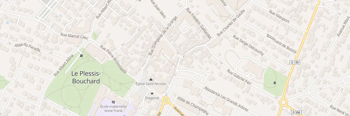 Plan du 57B Rue Charles de Gaulle au Plessis-Bouchard