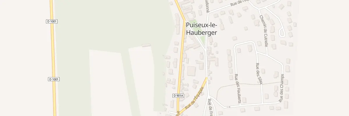 Plan du 45 Rue Grande Rue à Puiseux-le-Hauberger
