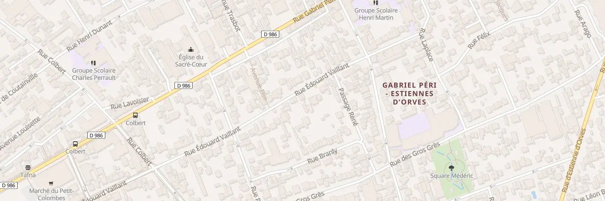Plan du 37 Rue Edouard Vaillant à Colombes