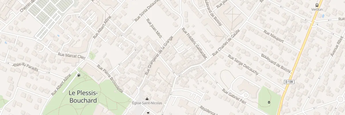 Plan du 4D Rue Albert Jerouville au Plessis-Bouchard
