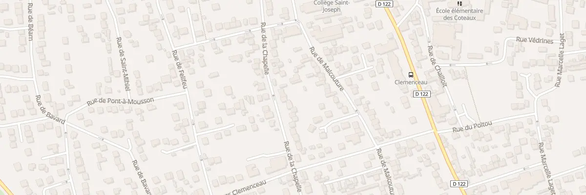Plan du 92 Rue de la Chapelle à Argenteuil