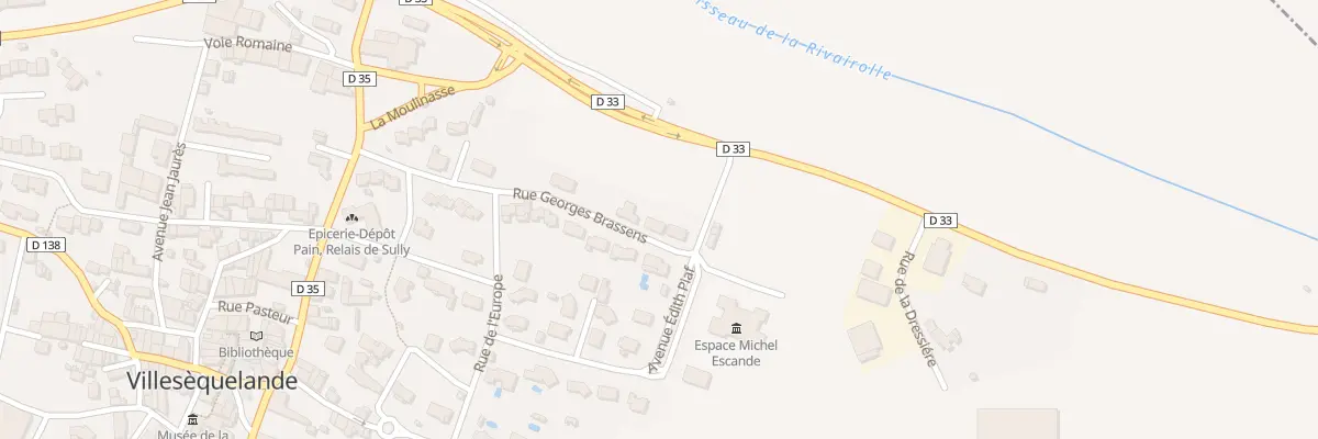 Plan du 17 Rue Georges Brassens à Villesèquelande