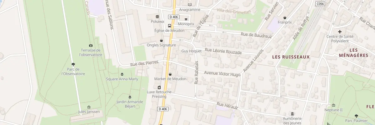 Plan du 3 Rue Langlois à Meudon
