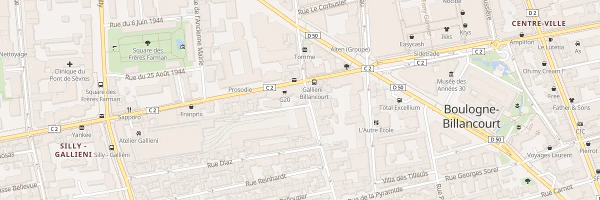 Plan du 108 Rue de Billancourt à Boulogne-Billancourt