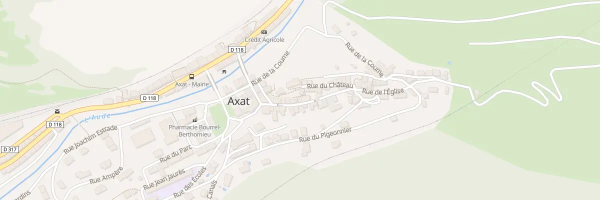 Plan du 19 Rue de l’Eglise à Axat