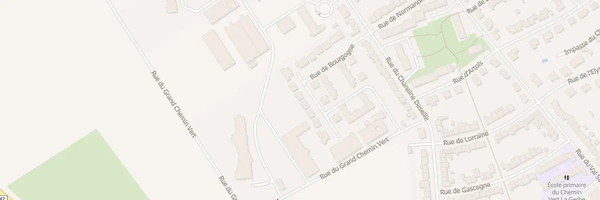 Plan du 42 Rue de Bourgogne à Saint-Martin-lez-Tatinghem