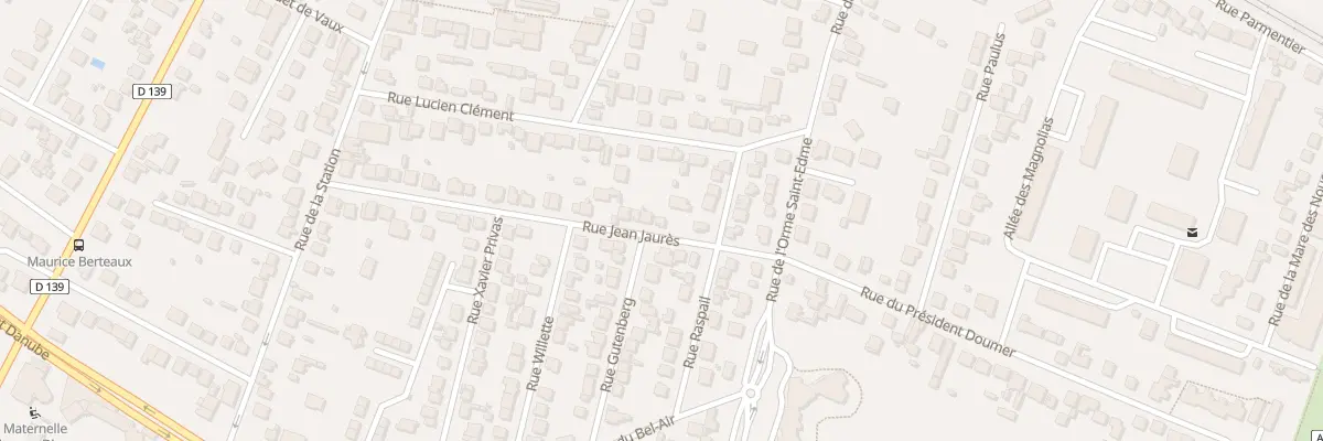 Plan du 47 Rue Jean Jaures à Franconville