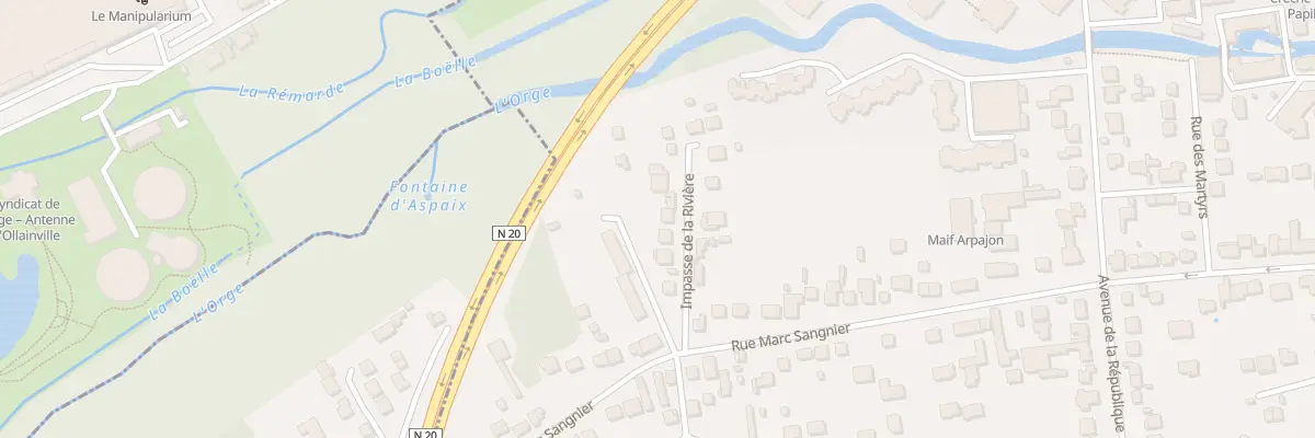 Plan du 5B Imp de la Riviere à Arpajon